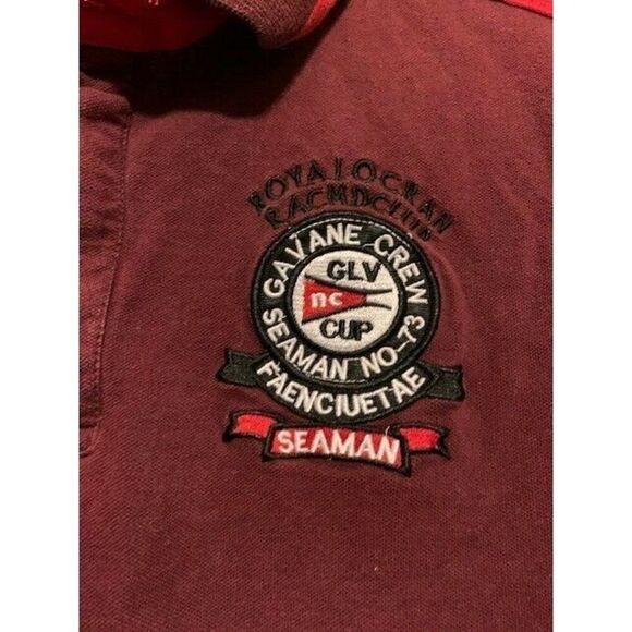 TOMMY HILFIGER SIZE XL GAVANE CREW SEAMAN NO 73 POLO SHIRT *Read* - Picture 2 of 5